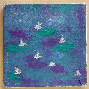 Lily pads Painting By  Ryanchristyarts